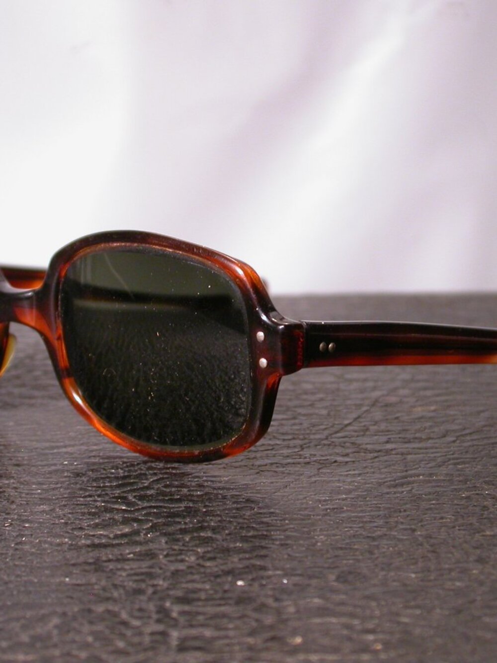 Vintage American Optical Tortoise Oval Sunglasses Made in USA
